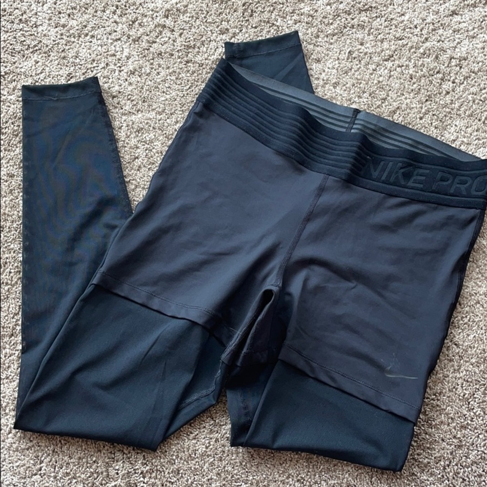 Nike mesh leggings.